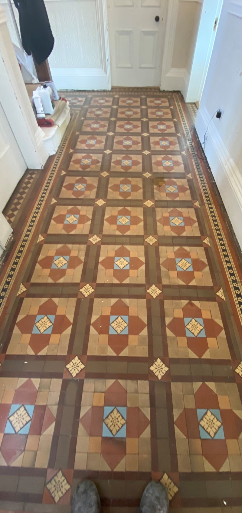 Victorian Floor Before Cleaning Chorley