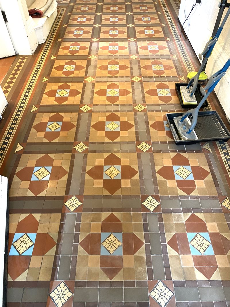 Victorian Floor During Sealing Chorley