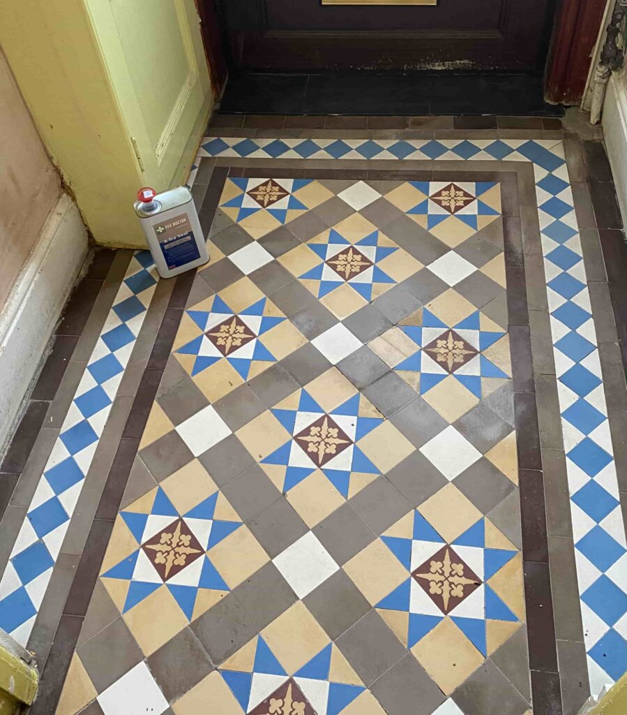 Victorian Hallway After Cleaning During Drying Wigan