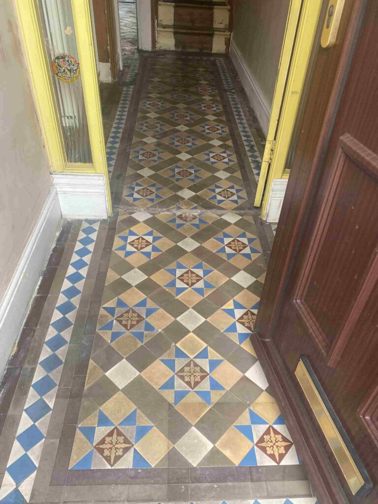 Victorian Hallway Before Restoration Wigan