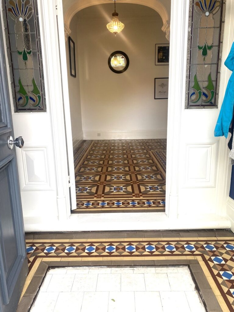 Victorian Tiled Floor After Renovation Heywood