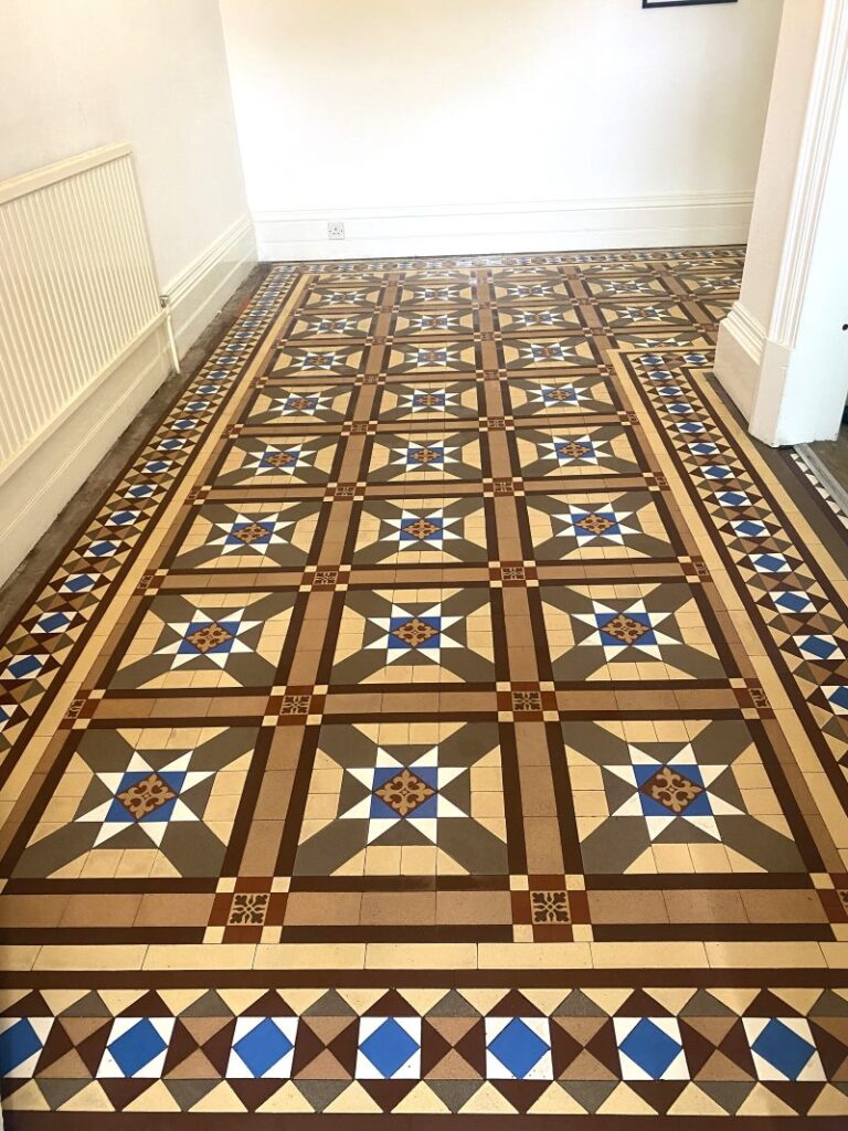 Victorian Tiled Floor After Renovation Heywood