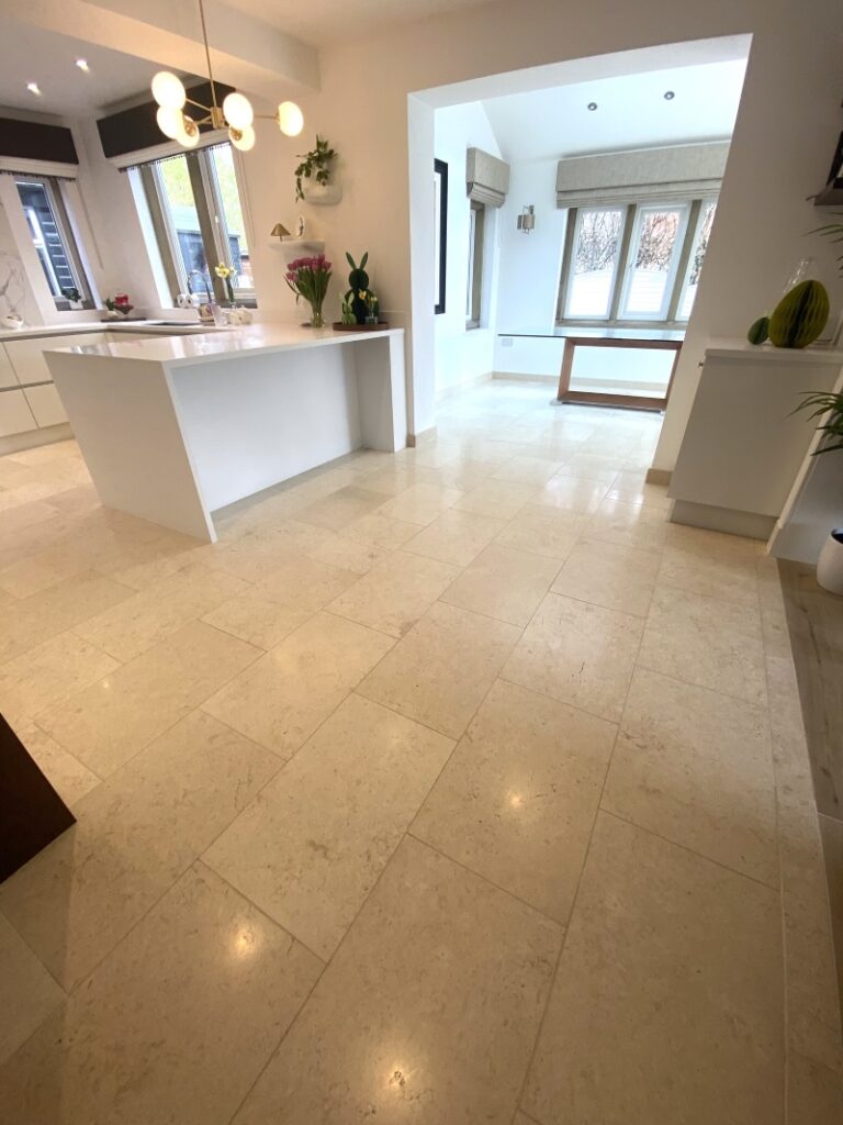 Limestone Floor After Renovation Ramsbottom