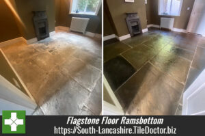 Flagstone Flooring Resurfaced in Ramsbottom