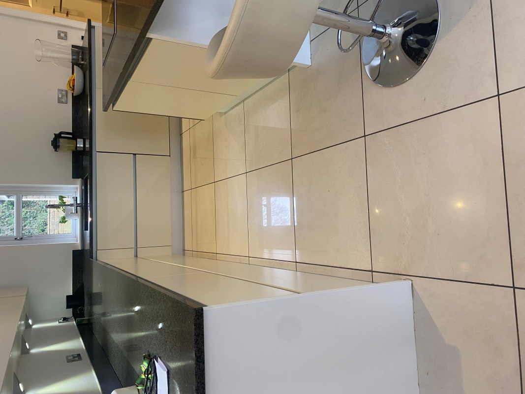 Porcelain Tiles and Grout After Renovation Chorley