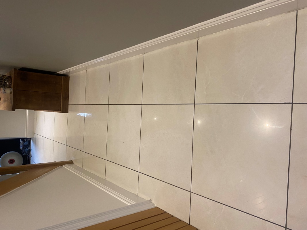 Porcelain Tiles and Grout After Renovation Chorley